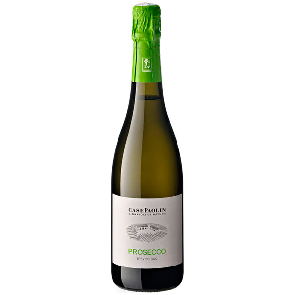 Вино игристое Белое Сухое Case Paolin Prosecco Treviso Extra Dry 0,75 л фото