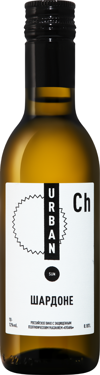 Вино Белое Сухое Urban Sun Chardonnay Kuban 0,187 л фото