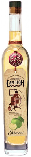 Самогон Strizament Craft Moonshine Apple 0,5 л фото