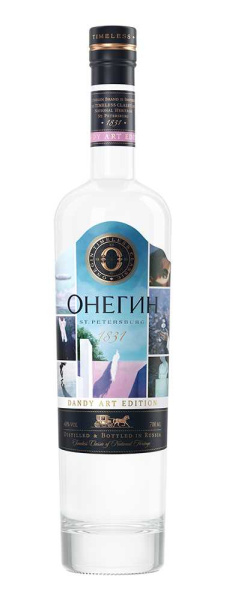 Водка Онегин Денди Арт Эдишн 40% 0,7 л фото