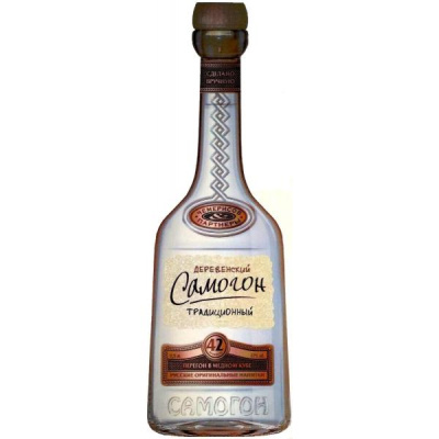 Самогон Derevenskiy Samogon Tradicionnyj 0,5 л фото