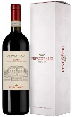 Вино Красное Сухое Marchesi de Frescobaldi Castiglioni Chianti in gift box 2023 0,75 л фото