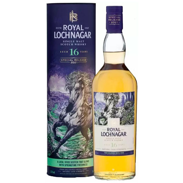 Виски Royal Lochnagar 16 Years Single Malt Highland Special Release 2021 in tube 0,7 л фото