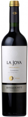 Вино Красное Сухое Bisquertt La Joya Gran Reserva Carmenere Valle de Colchagua 2022 0,75 л фото