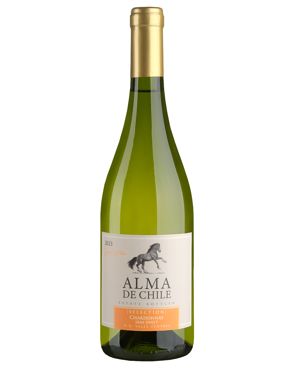 Вино Белое Полусладкое Alma de Chile Chardonnay semisweet 2023 0,75 л фото
