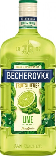 Ликер Becherovka Lime & Basil 0,5 л фото