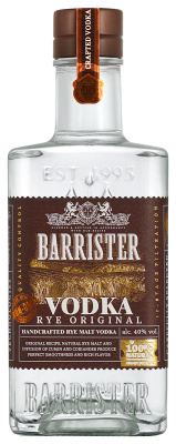 Водка Barrister Rye Original 0,5 л фото
