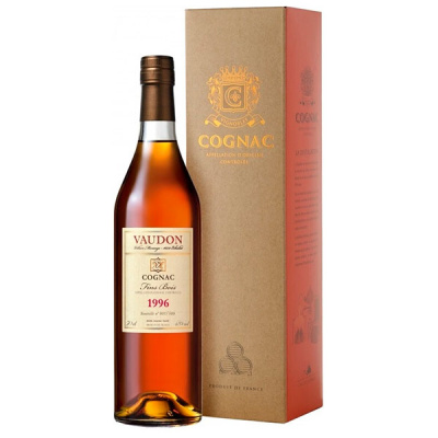 Коньяк Vaudon Cognac Fins Bois in gift box 1996 0,70 л фото