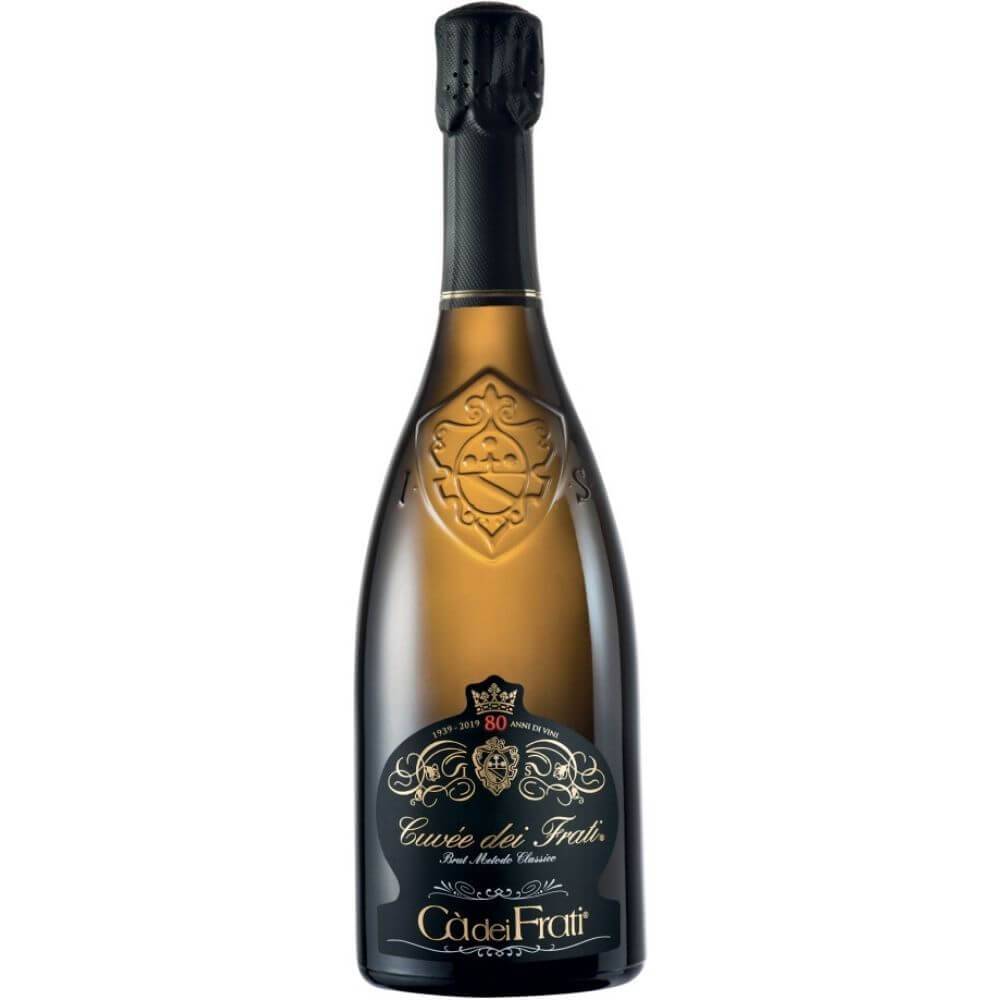 Вино игристое Белое Брют Ca' dei Frati Cuvee dei Frati Metodo Classico Brut 2024 0,75 л фото
