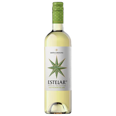 Вино Белое Сухое Santa Carolina Estrellas 57 Sauvignon Blanc Rapel Valley 2022 0,75 л фото