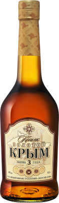 Бренди Золотой Крым 3 года 40% 0,5 л фото