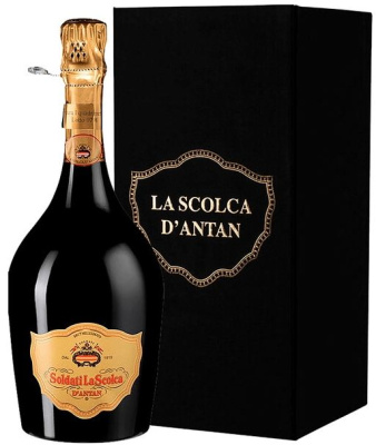Вино игристое Белое Брют Soldati La Scolca D'Antan Brut Millesimato in gift box 2013 0,75 л фото