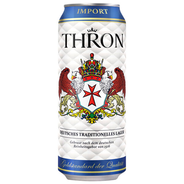 Пиво Thron Lager in can 0,50 л фото