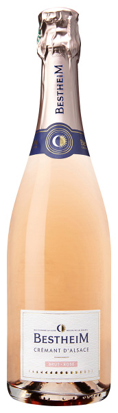 Вино игристое Бестхайм Брют Розе Креман д'Эльзас в п/у 2019 розовое брют 12% 0,75 л фото