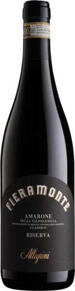 Вино Красное Сухое Allegrini Fieramonte Amarone della Valpolicella Classico Riserva in wooden box 2016 0,75 л фото