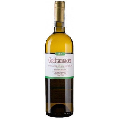 Вино Белое Сухое ColleMassari Grattamacco Vermentino Bolgheri 2019 0,75 л фото