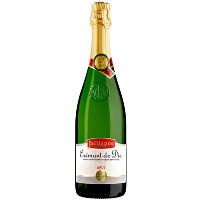 Вино игристое Белое Брют Jaillance Cremant de Die Brut 0,75 л фото