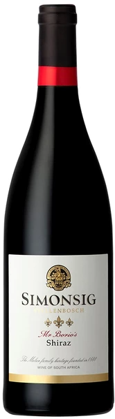 Вино Красное Сухое Simonsig Mr Borio's Shiraz Stellenbosch 2022 0,75 л фото