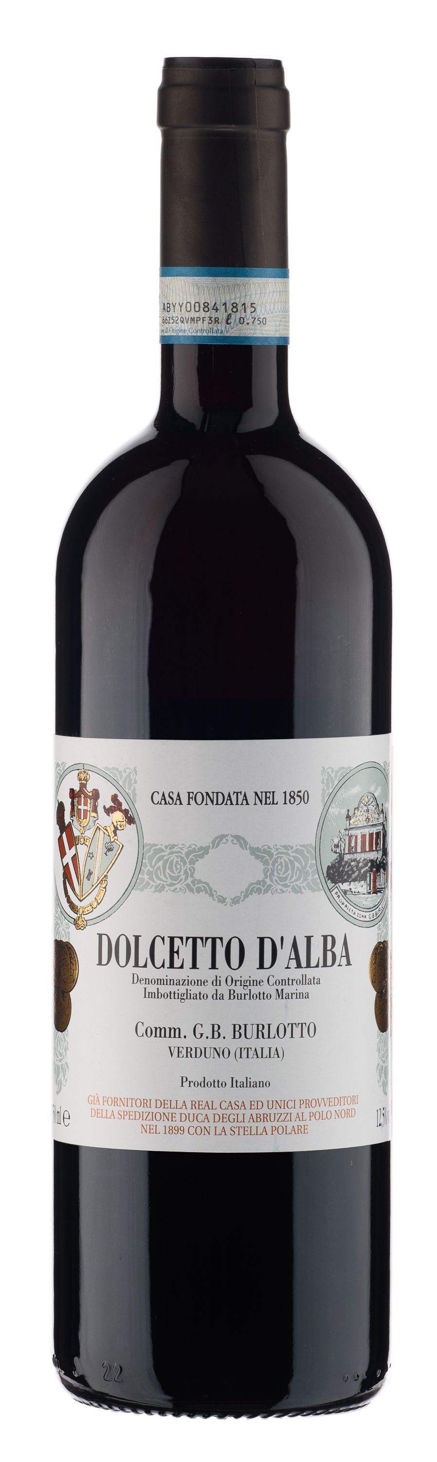 Вино Красное Сухое Burlotto Dolcetto d'Alba 2024 0,75 л фото