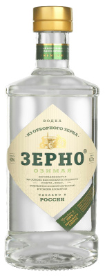 Водка Зерно Озимая 40% 0,7 л фото