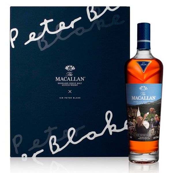 Виски Macallan Sir Peter Blake Single Malt Speyside in gift box 0,7 л фото