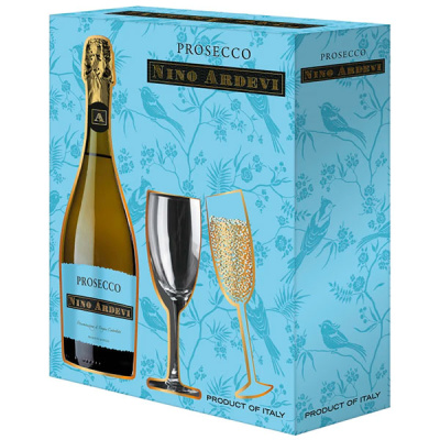 Вино игристое Белое Сухое Nino Ardevi Prosecco Extra Dry 0,75 л фото