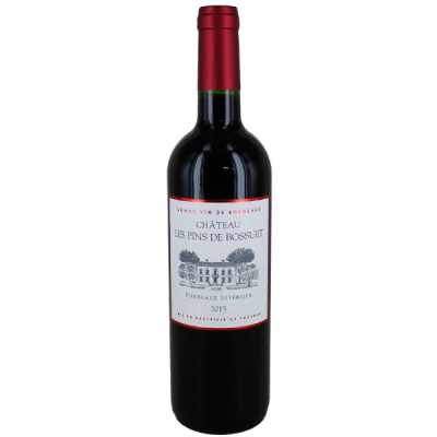 Вино Красное Сухое Chateau Les Pins de Bossuet Bordeaux Superieur 2015 0,75 л фото