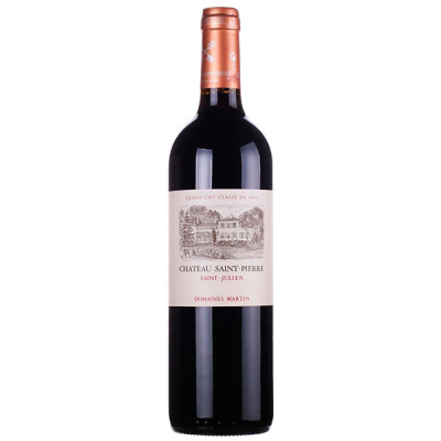 Вино Красное Сухое Chateau Saint-Pierre 4-e Grand Cru Classe Saint-Julien 2013 0,75 л фото