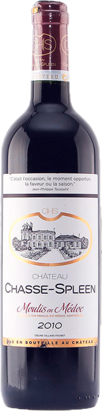 Вино Красное Сухое Chateau Chasse-Spleen Moulis-en-Medoc 2010 0,75 л фото