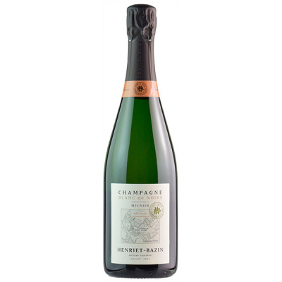 Вино игристое Белое Брют Henriet-Bazin Meunier Blanc de Noirs Champagne 0,75 л фото