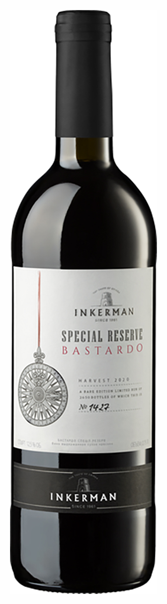 Вино Красное Сухое Inkerman Bastardo Special Reserve 2020 0,75 л фото