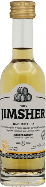 Виски Jimsher Trio Aged 8 years 0,05 л фото