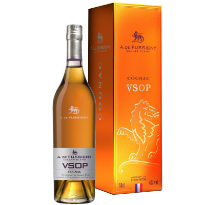 Коньяк A. de Fussigny VSOP Cellar Blend in gift box 0,5 л фото