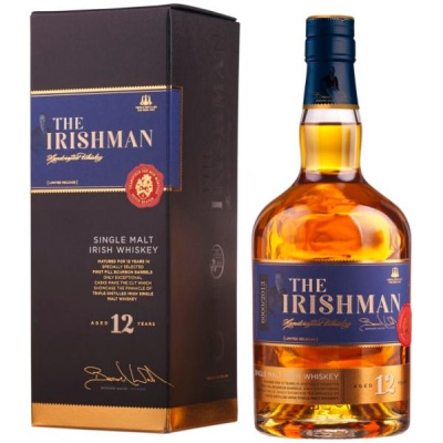 Виски The Irishman 12 Years Old Single Malt in gift box 0,70 л фото