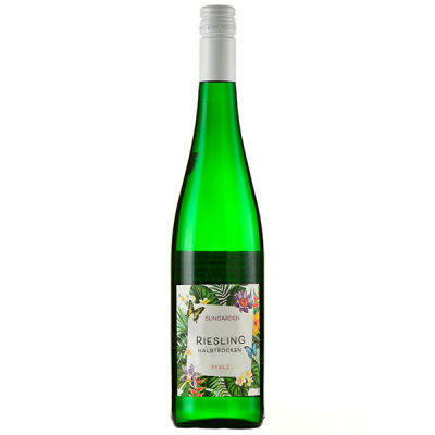 Вино Белое Полусухое Sungarden Riesling Halbtrocken Pfalz 2022 1 л фото