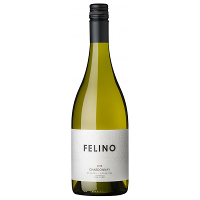 Вино Белое Сухое Vina Cobos Felino Chardonnay Mendoza 2018 0,75 л фото