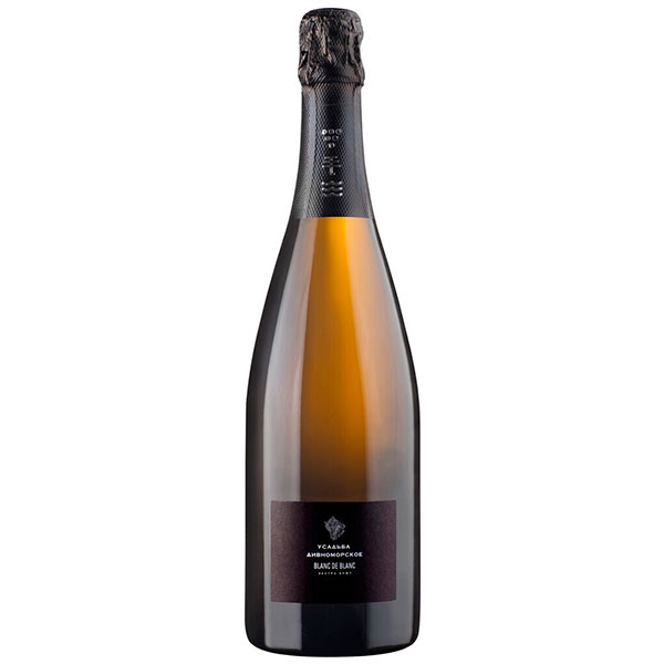Вино игристое Белое Экстра Брют Usadba Divnomorskoe Blanc de Blanc Extra Brut 2019 0,75 л фото