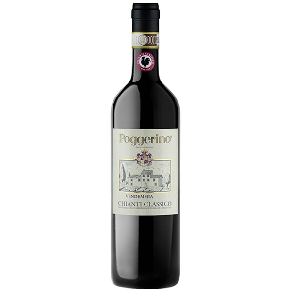 Вино Красное Сухое Poggerino Chianti Classico 2021 0,75 л фото