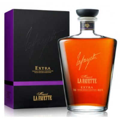 Коньяк Marquis de La Fayette Extra carafe in gift box 0,70 л фото