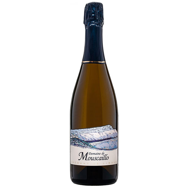 Вино игристое Белое Сухое Domaine de Mouscaillo Cremant de Limoux Brut Nature 0,75 л фото