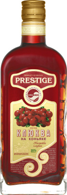 Настойка Престиж Клюква На Коньяке 20% 0,5 л фото