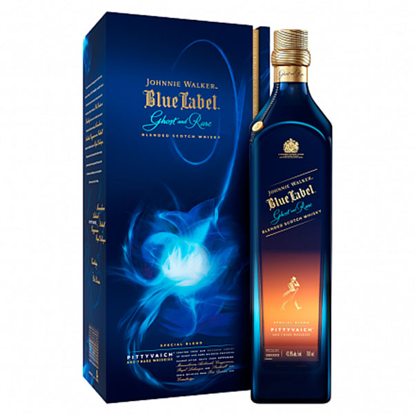 Виски Johnnie Walker Blue Label Ghost and Rare Pittyvaich in gift box 0,7 л фото