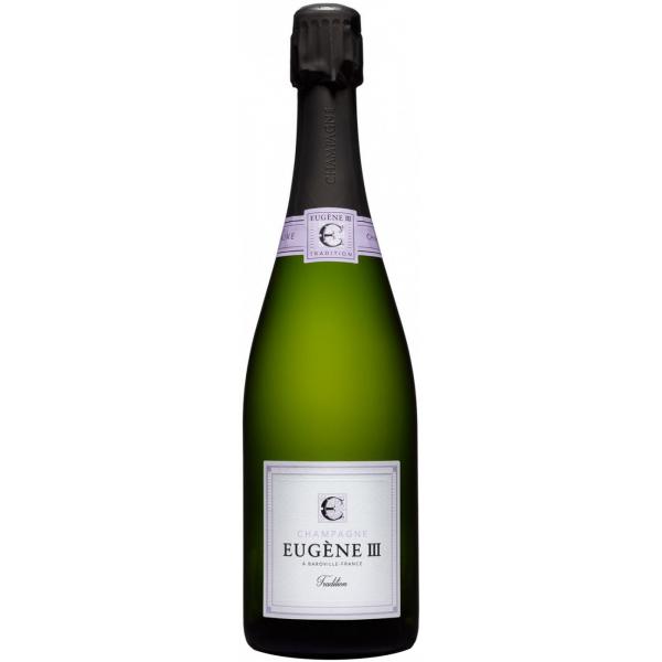 Вино игристое Белое Брют Eugene III Tradition Brut Champagne 0,75 л фото