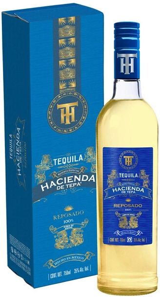 Текила Hacienda de Tepa Reposado in gift box 0,75 л фото