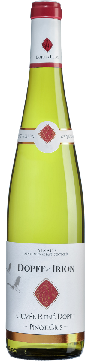 Вино Белое Полусухое Dopff & Irion Cuvee Rene Dopff Pinot Gris 2022 0,75 л фото