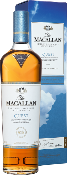 Виски Macallan Quest Highland Single Malt in gift box 0,7 л фото