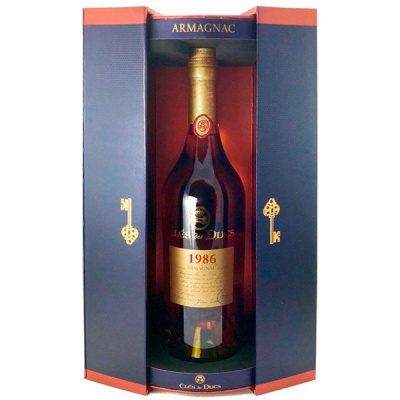 Арманьяк Cles des Ducs Millesime in gift box 1986 0,70 л фото