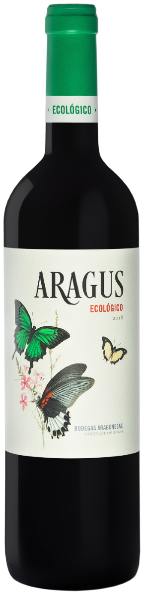 Вино Красное Сухое Bodegas Aragonesas Aragus Ecologico 2021 0,75 л фото