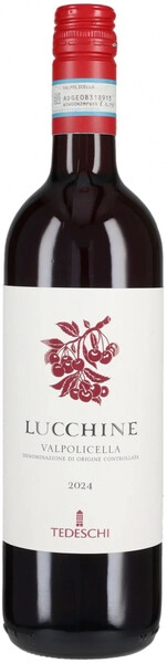 Вино Красное Сухое Tedeschi Lucchine Valpolicella Classico 2024 0,75 л фото