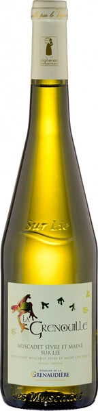 Вино Белое Сухое Domaine de la Grenaudiere La Grenouille Muscadet de Sevre et Maine Sur Lie 2024 0,75 л фото